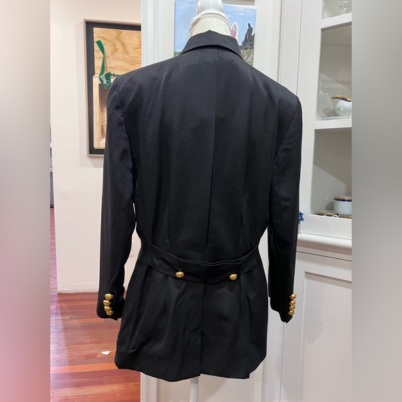 Celine Black Blazer with Gold Accents - Picture 9 of 9